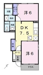 藤並駅 徒歩78分 1階の物件間取画像